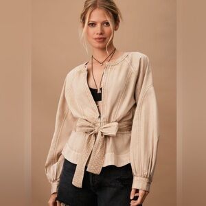 By Anthropologie Belted
Utility Jacket Size M